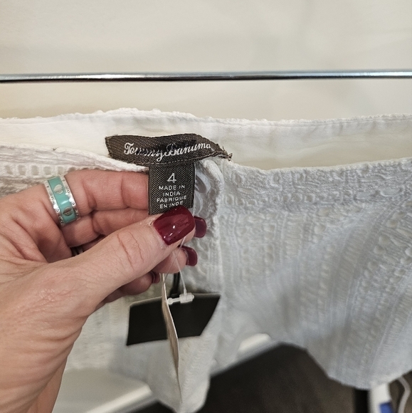 Tommy Bahama NWT White Port De Eyelet Lace Shorts Size 4 - Picture 11 of 15